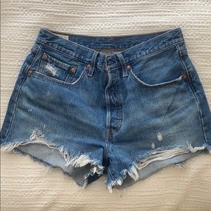 Levi 501 Original Denim Cutoff Short